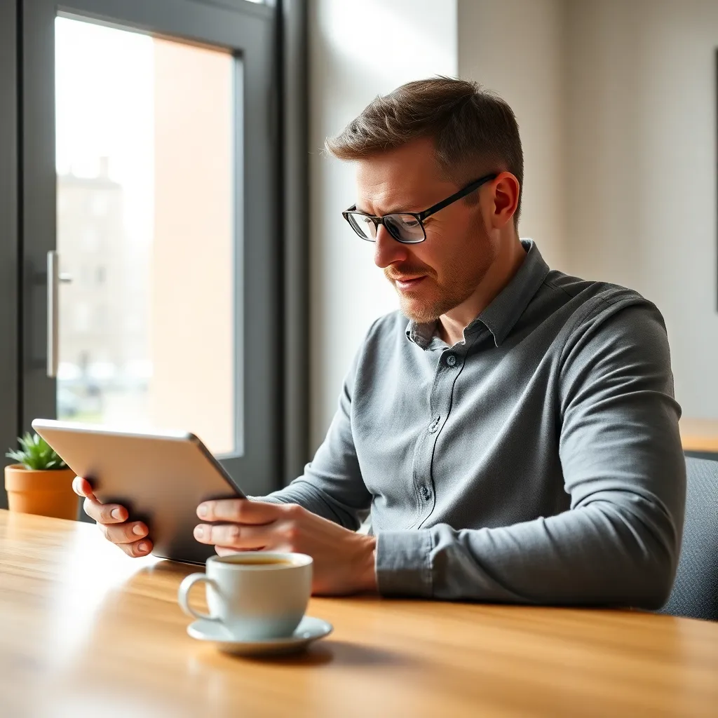 Persoon die belastingaangifte voorbereidt met laptop en documenten
