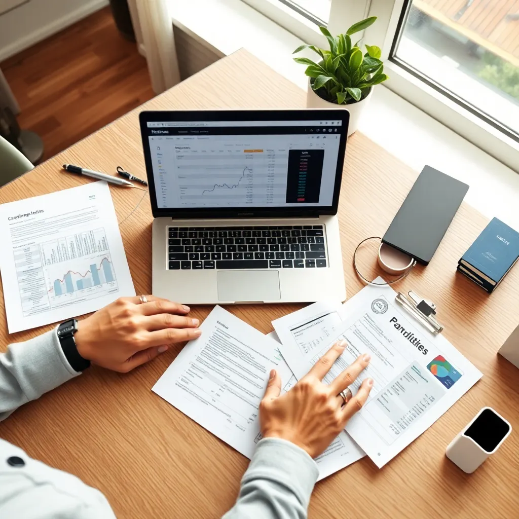 Gezin bespreekt samen financiële doelen in woonkamer